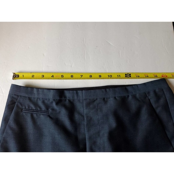 Marc Jacobs 6 Dress Pants Women Wool Career Work Designer Business Navy Blue - Picture 6 of 11